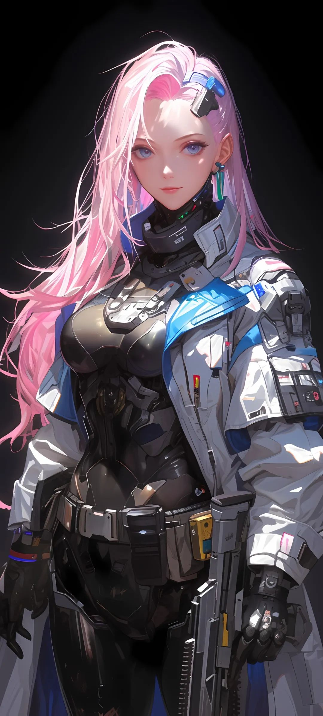 爱了爱了!未来科幻风少女机甲壁纸,免费原图下载!