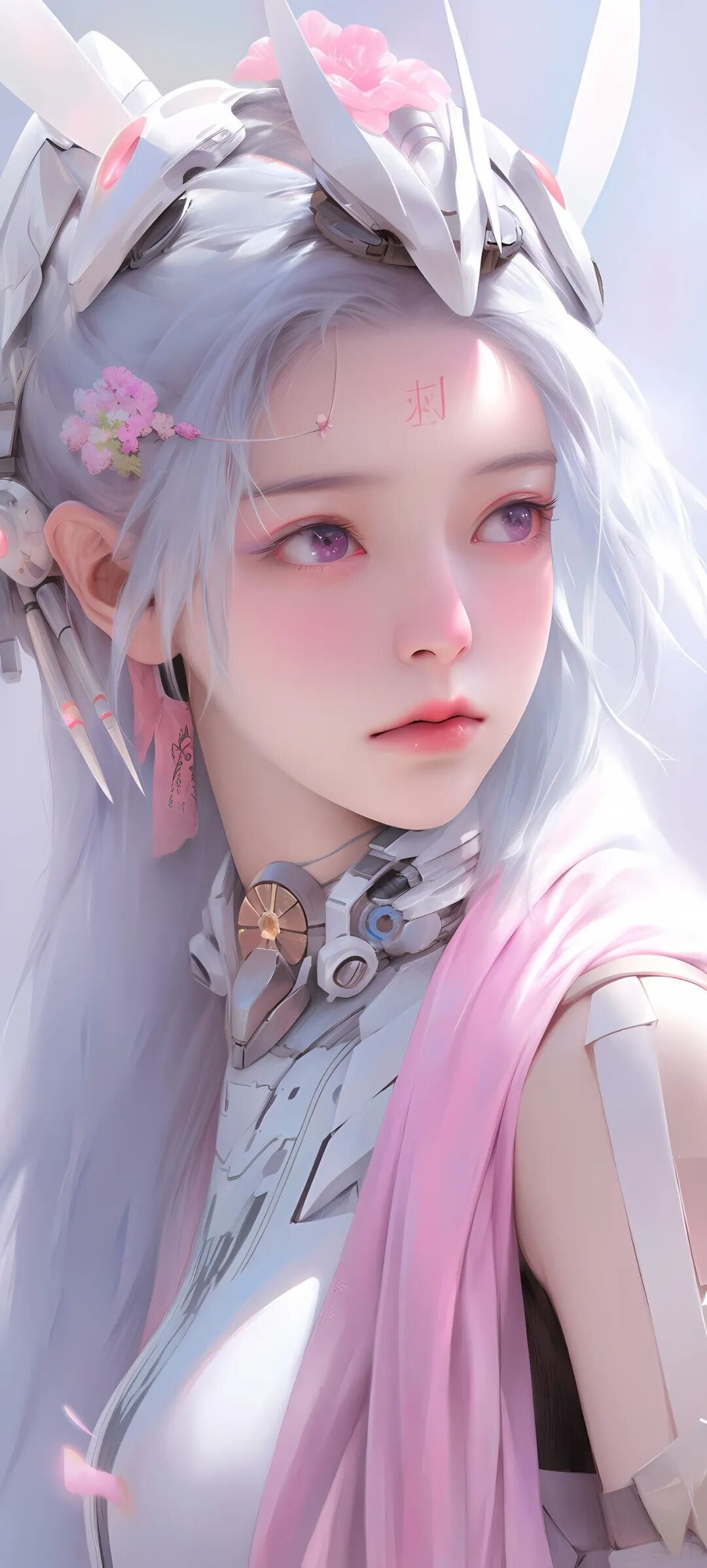 爱了爱了!未来科幻风少女机甲壁纸,免费原图下载!