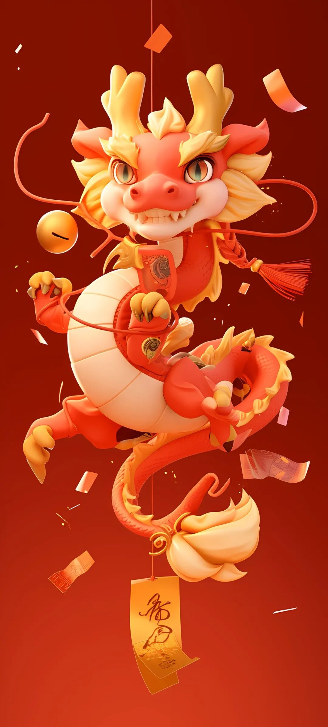 新年手机壁纸满满的祝福送给你