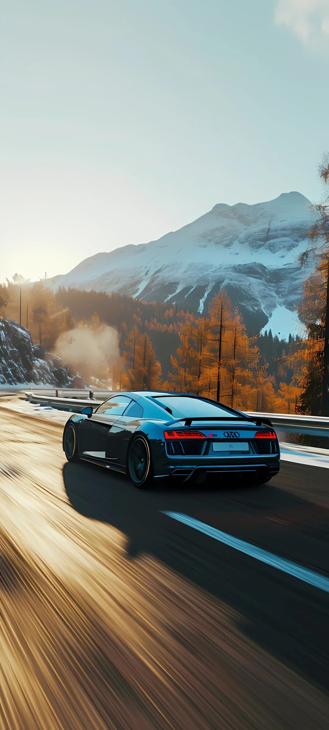 手机汽车壁纸飞驰一啸而过高清大图分享