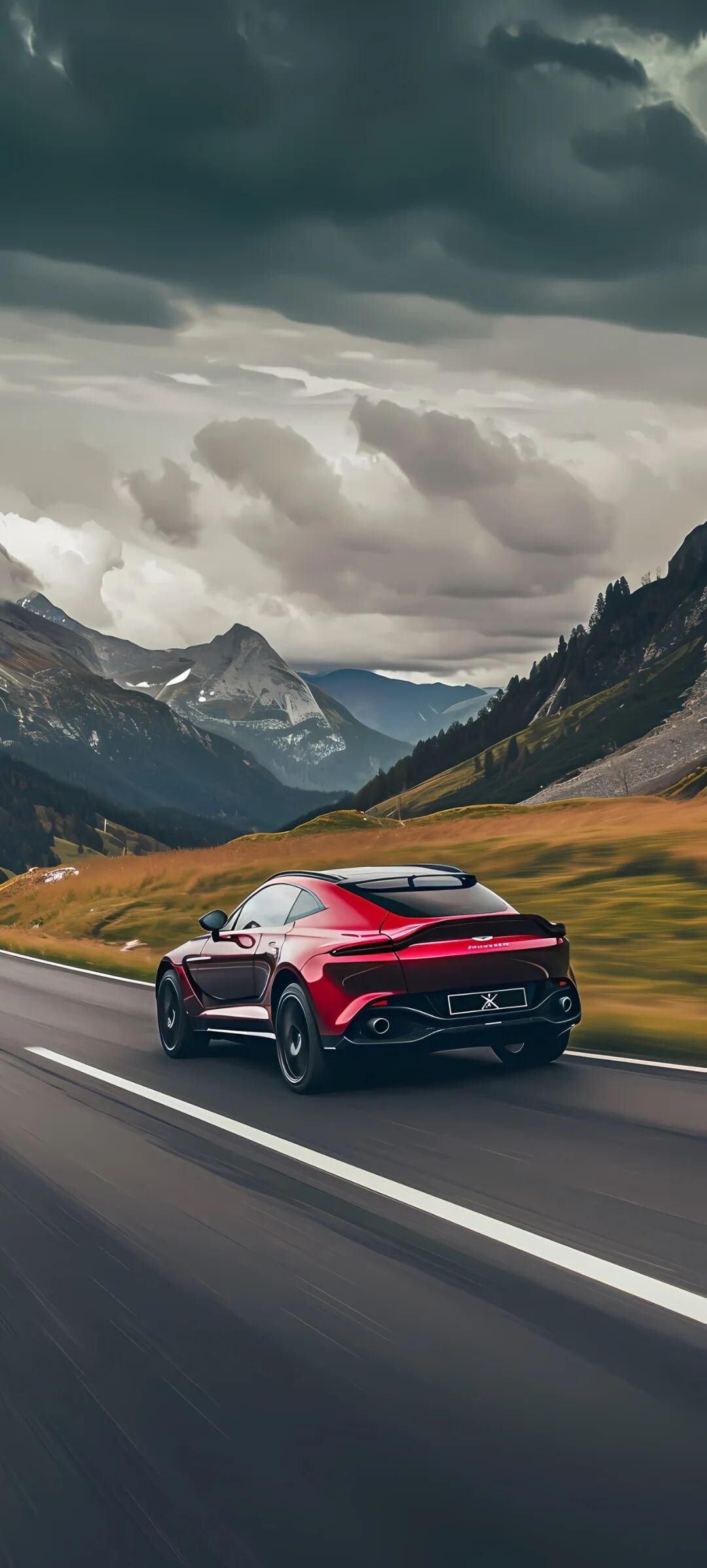 手机汽车壁纸飞驰一啸而过高清大图分享