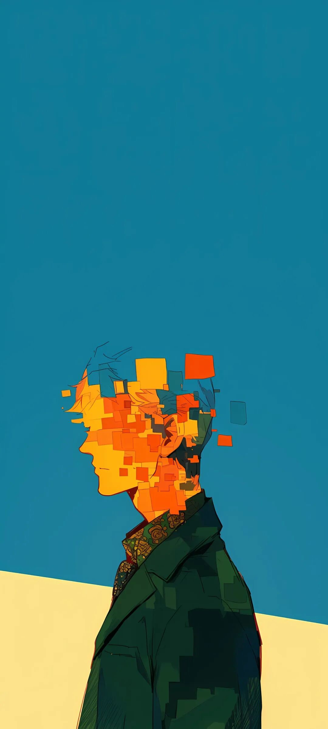 手机壁纸简约干净ins风人物头像壁纸高清原图