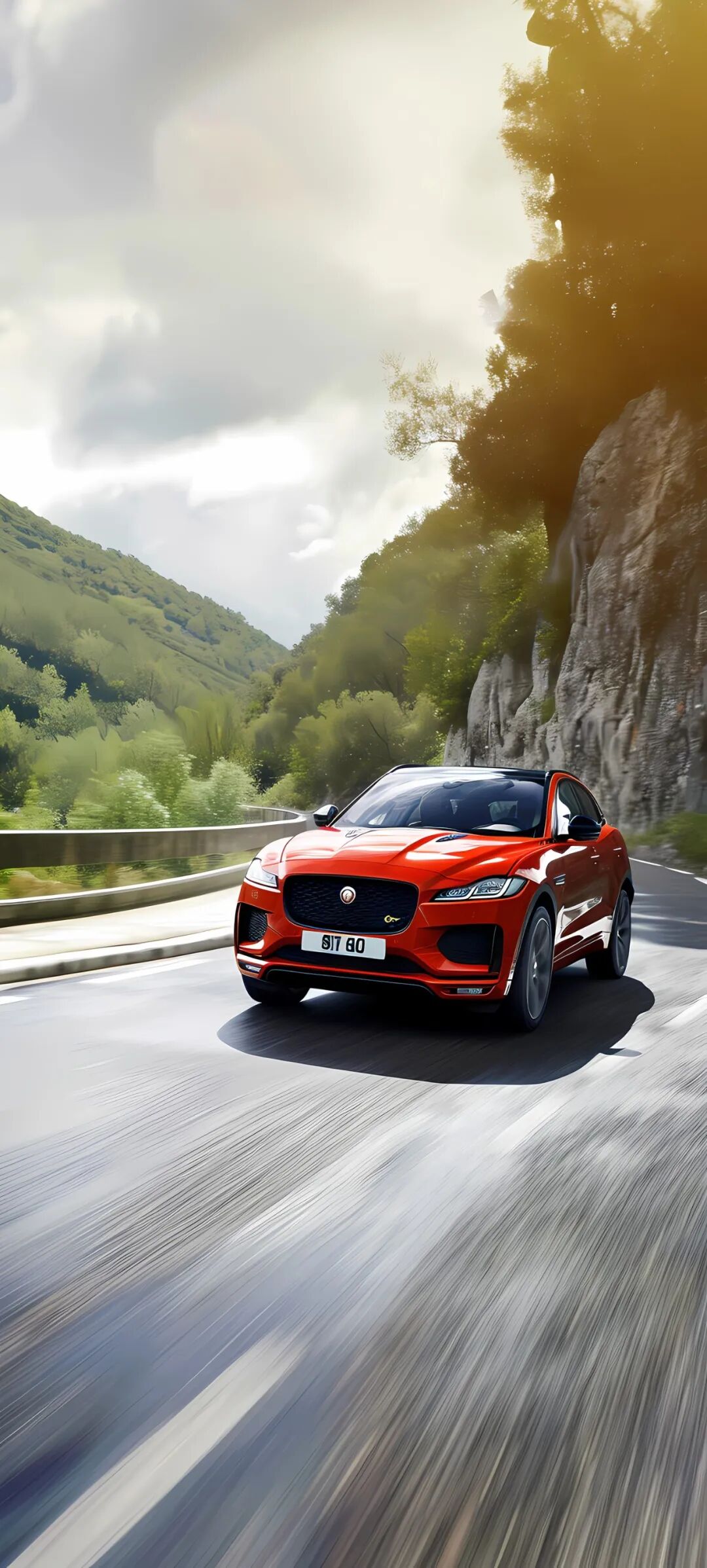 手机汽车壁纸|飞驰,一啸而过,高清大图分享!