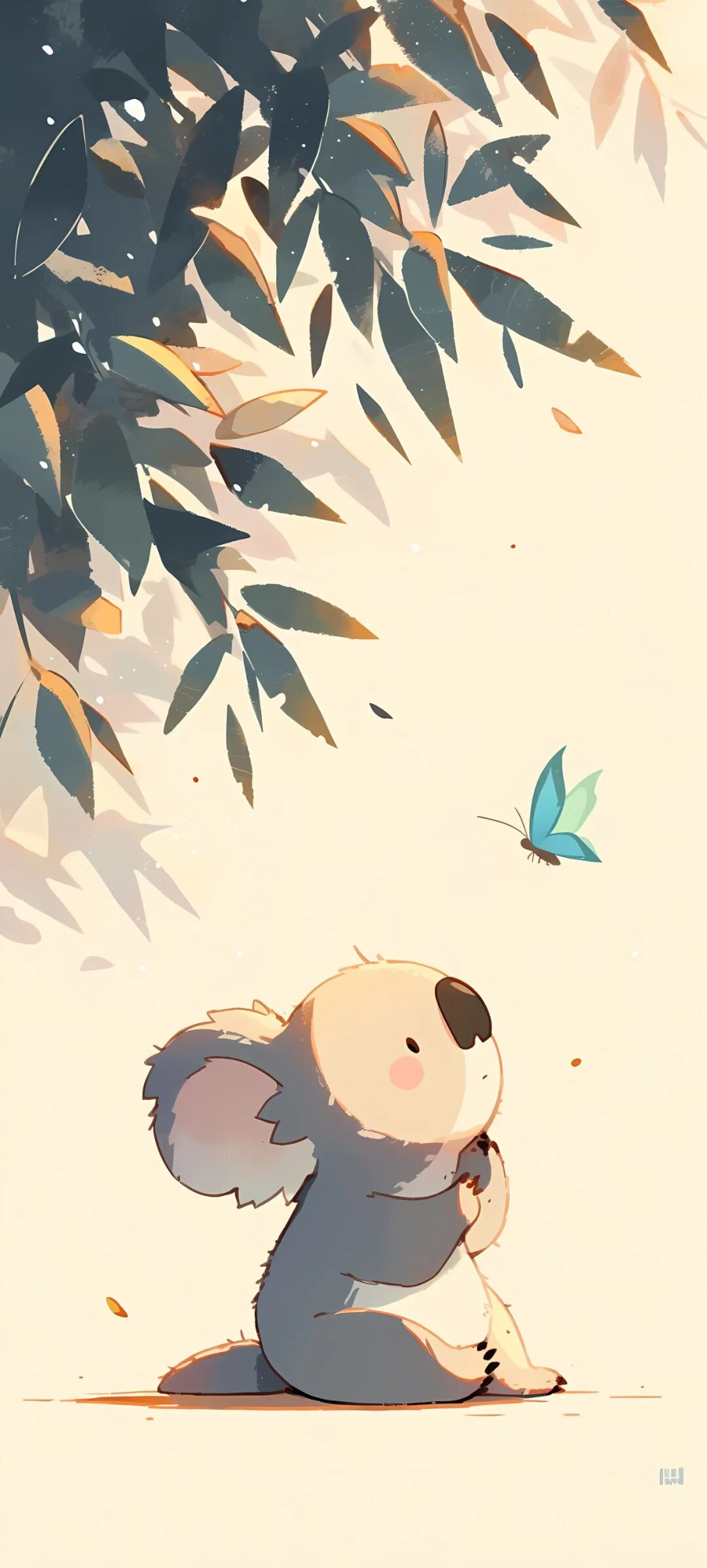 手机壁纸可爱动物插画壁纸高清原图分享