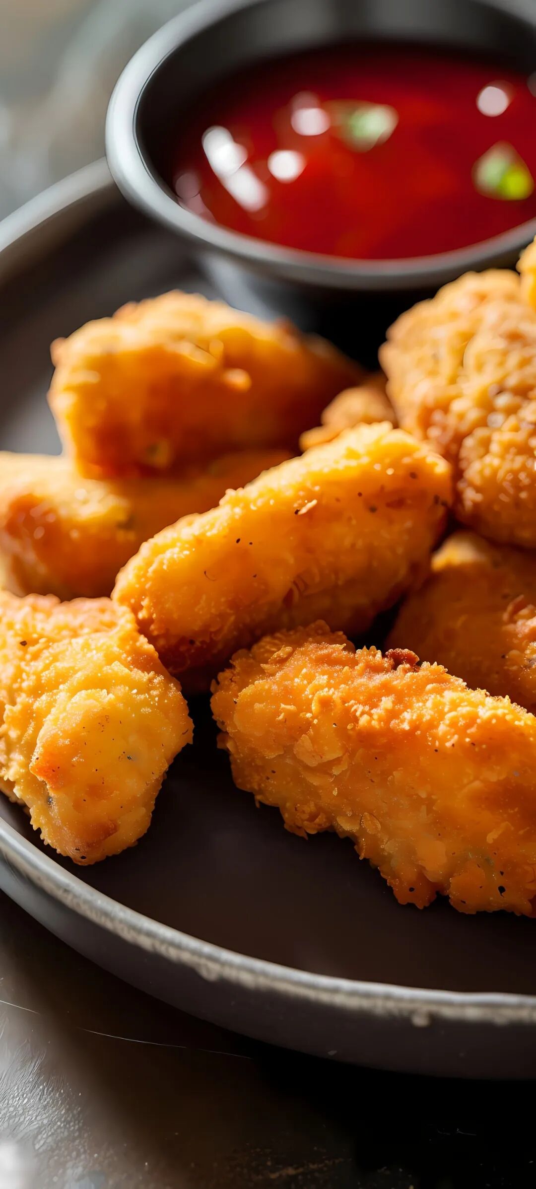 手机壁纸美味无法阻挡的汉堡炸鸡壁纸图片赶紧收藏