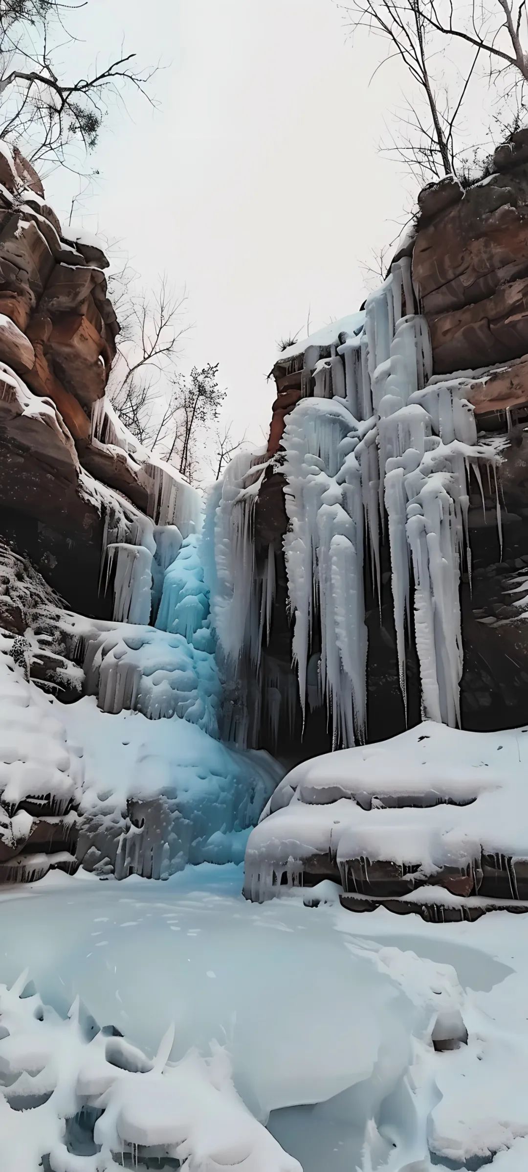 手机壁纸冬日雪景高清壁纸图片原图无水印下载