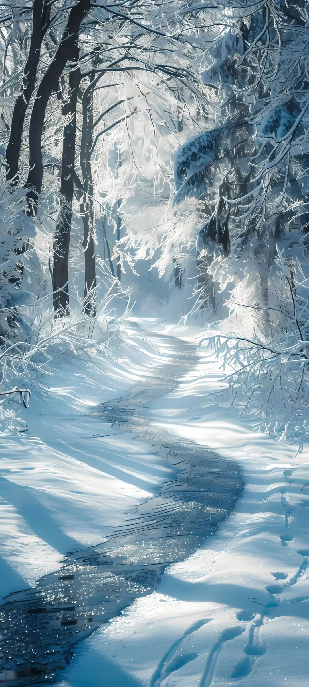 手机壁纸冬日雪景高清壁纸图片原图无水印下载