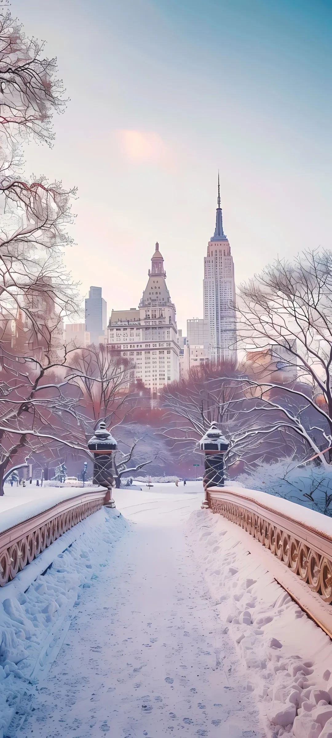 锁屏壁纸雪景图片