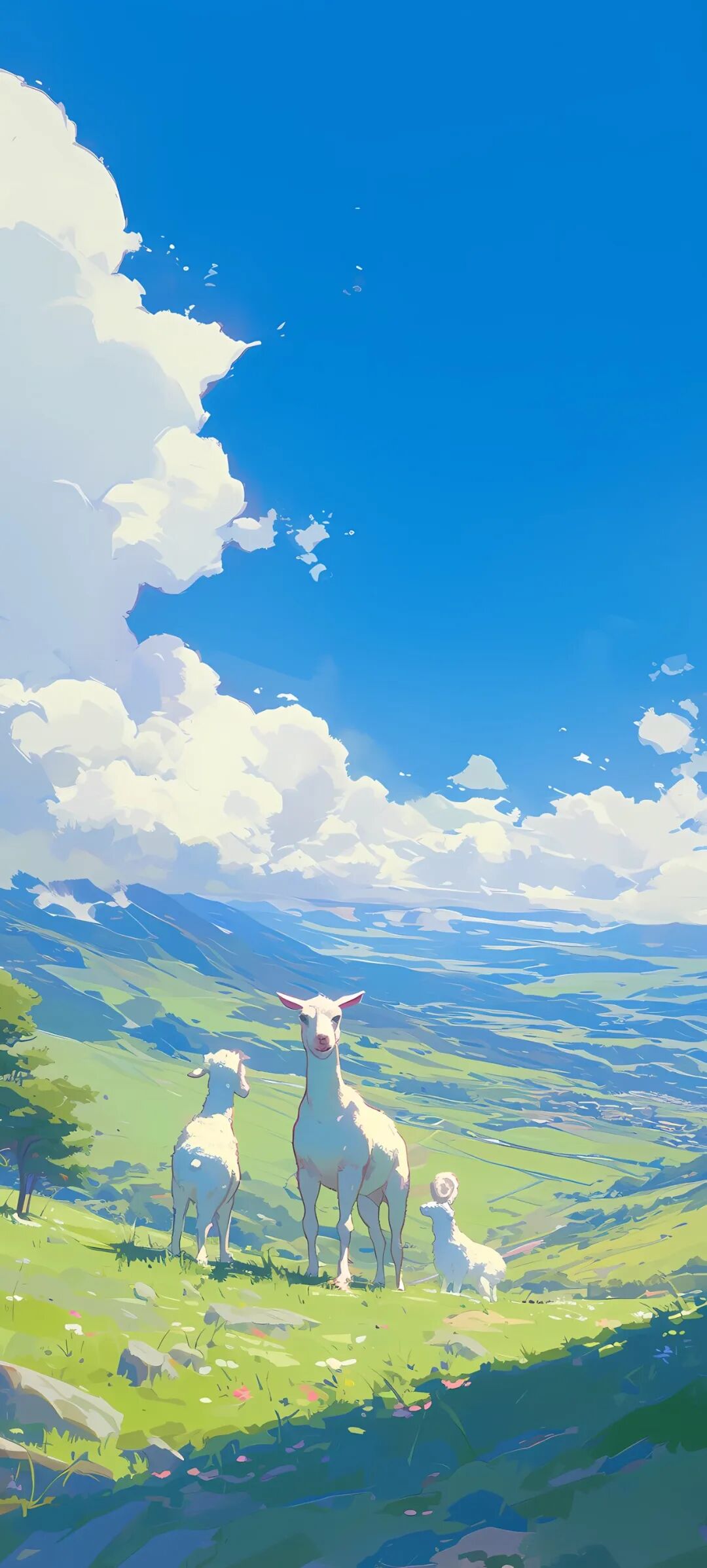 手机壁纸超可爱萌萌哒羊驼壁纸图片神兽草泥马来袭