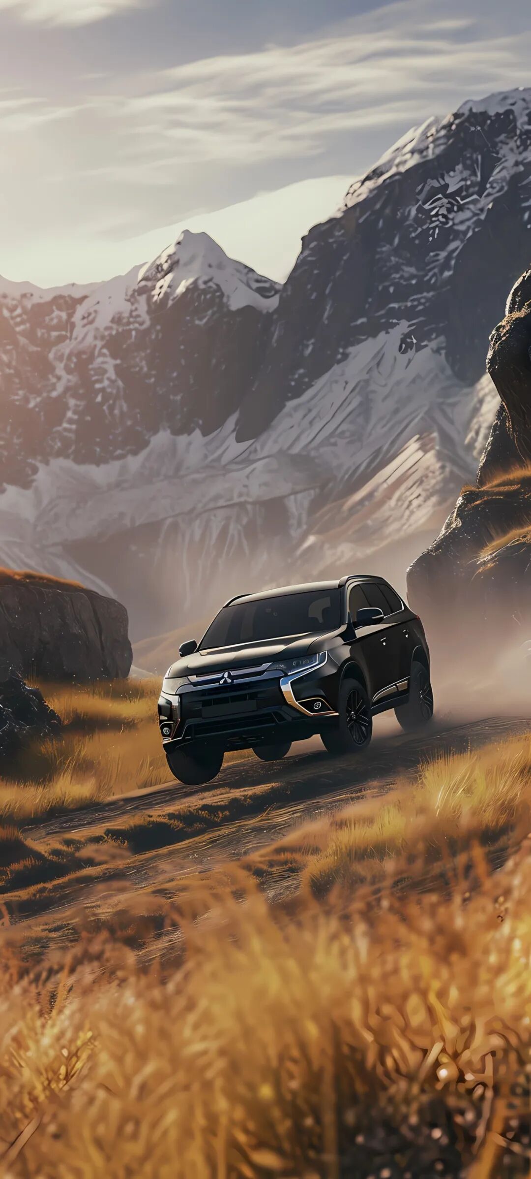 当一辆设计精美的汽车在锁屏壁纸上呈现时,那种尽显车辆线条和细节的