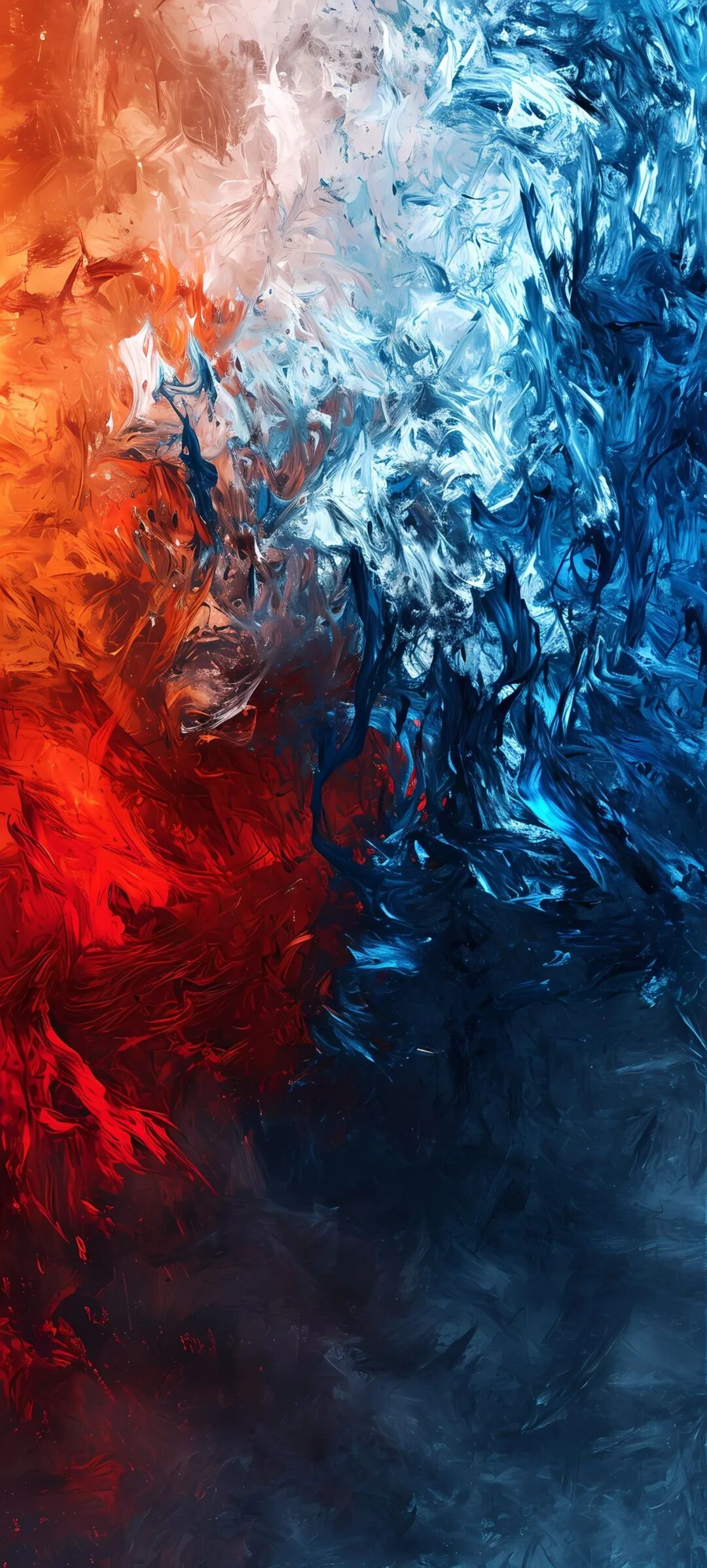 极简主义手机壁纸以简洁明快的设计和舒适色彩为特点,适合全面屏显示