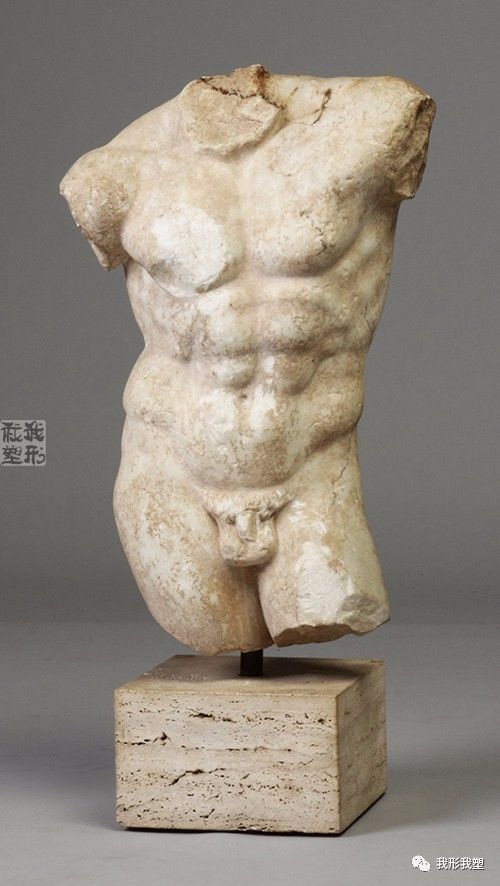 舍弃了人物形象,主题,内容之后的躯干 形体美感更加纯粹 视觉效果更为