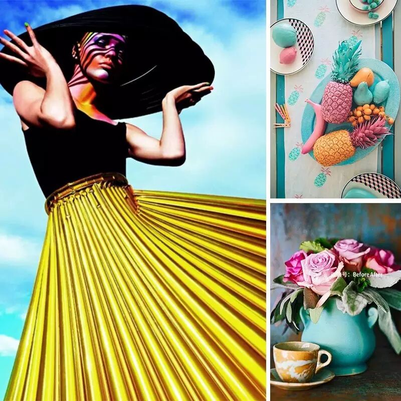 用好时尚高贵的tiffany蓝并不难可以先从与黄奶油色的搭配开始