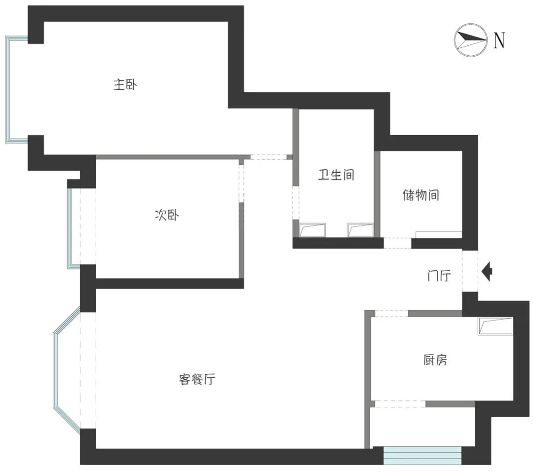 蕪湖忠極裝飾|78㎡的五口之家裝修案例，讓幸福照進(jìn)生活。