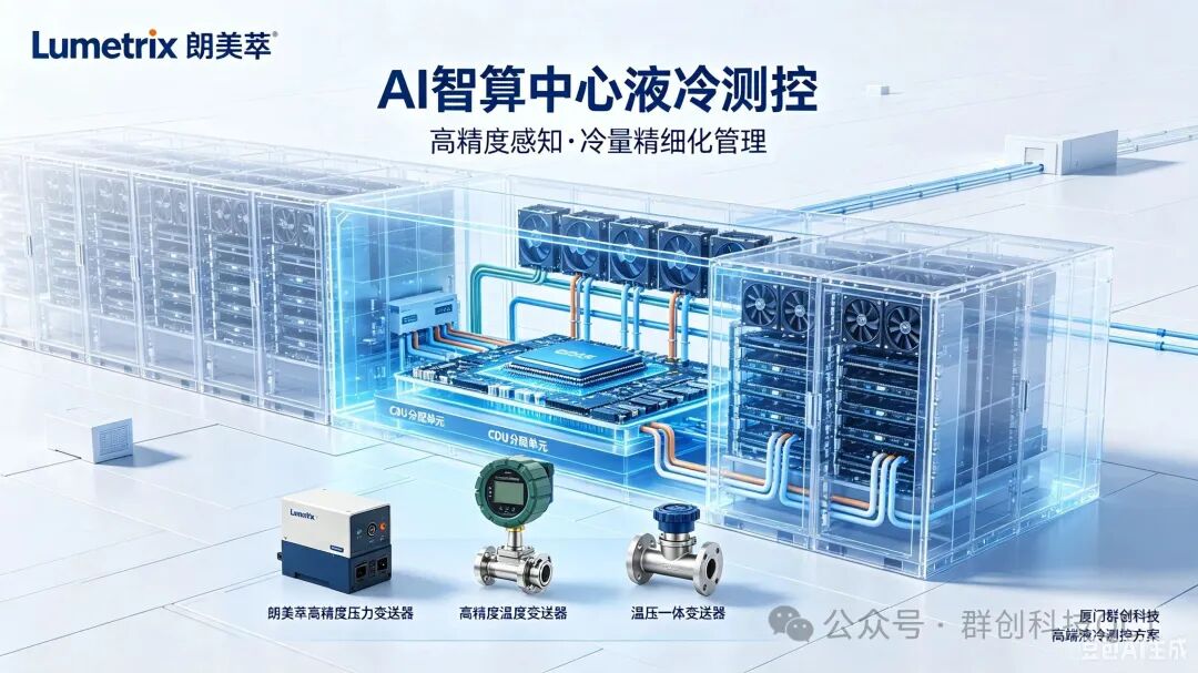 厦门群创压力、温度、流量仪表守护液冷系统安全稳定！