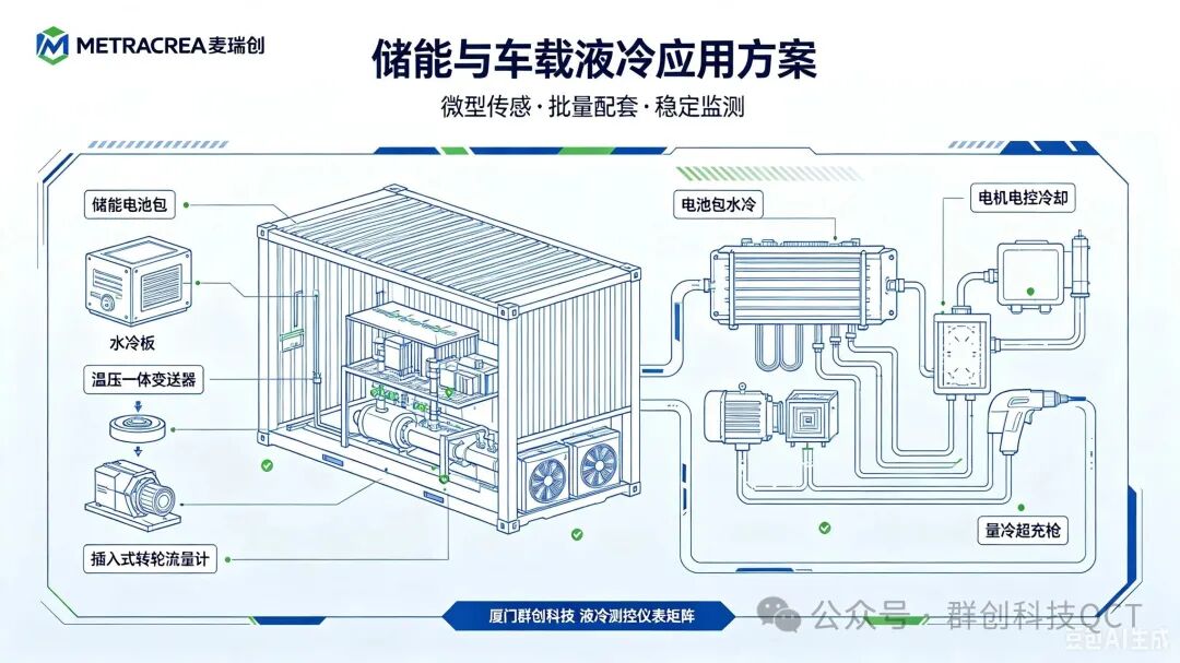 厦门群创压力、温度、流量仪表守护液冷系统安全稳定！