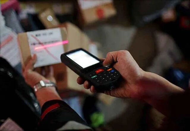 摩比pda扫描快递包裹