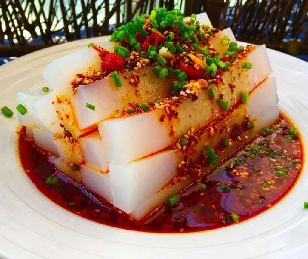 河湟文化青海饮食凉粉酿皮