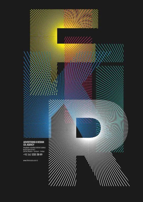 放射线海报新玩法