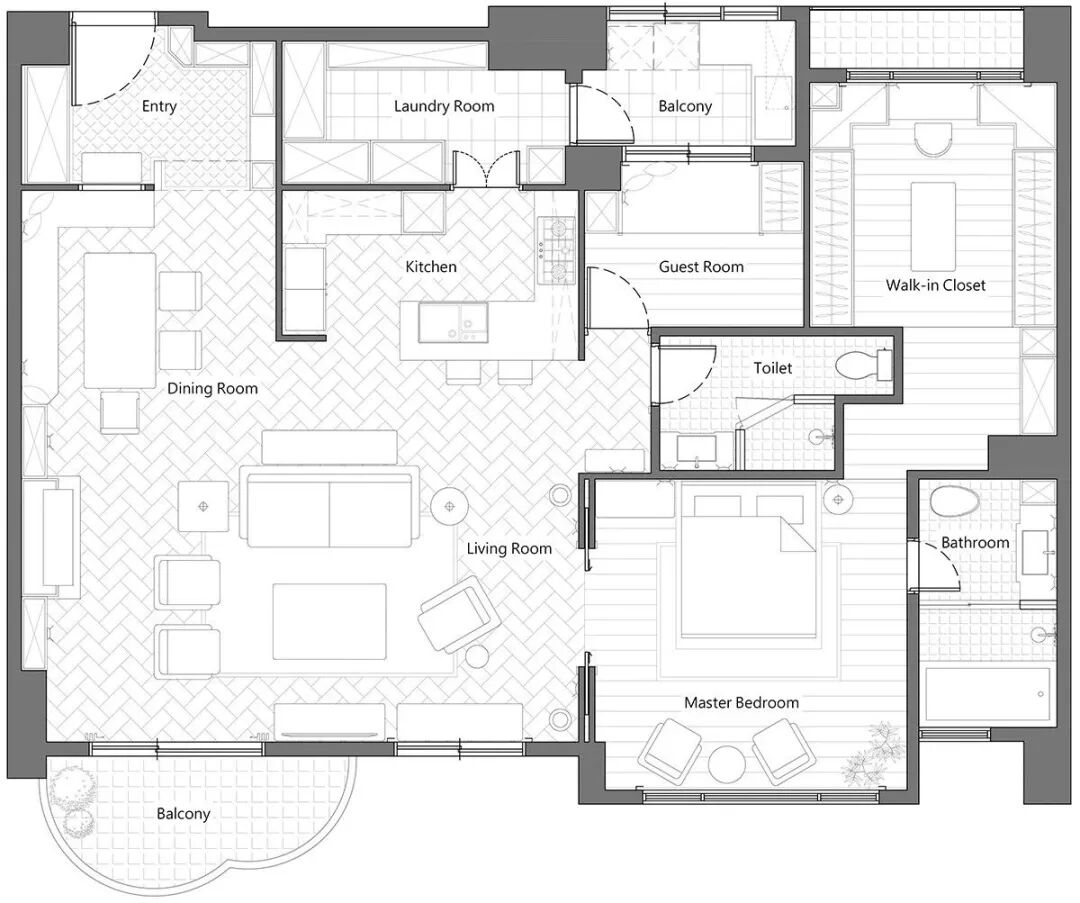 【风格】150㎡现代美式装修案例，打造优雅质感家居生活