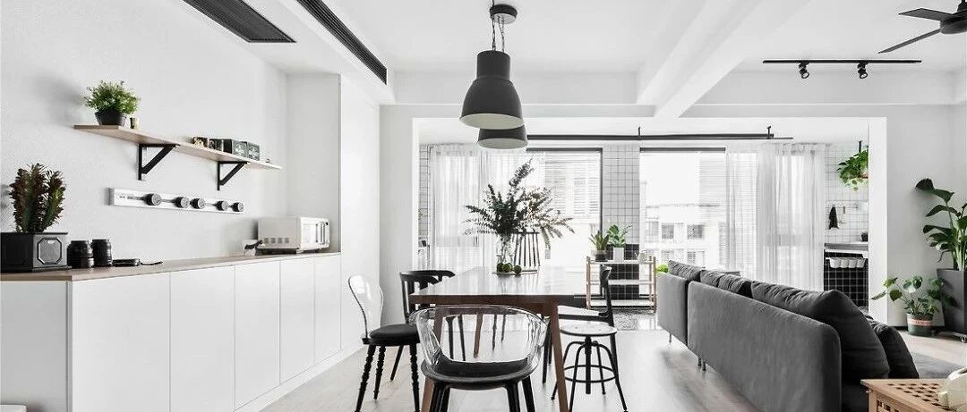 108㎡北欧格调极简3室2厅，彰显精致不将就的生活态度