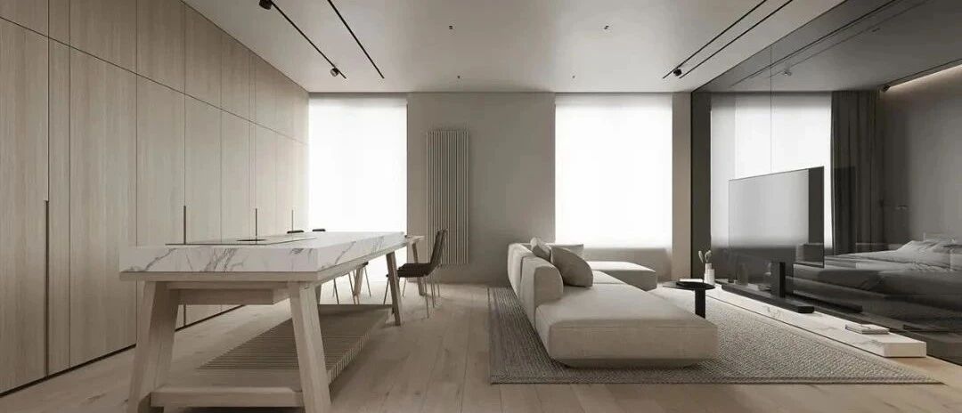 极简+原木，简单舒适的生活，硬朗而开放