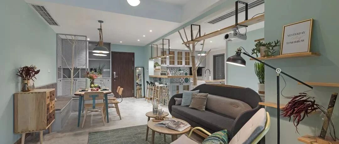 93㎡简约自然风，不华丽，却最难得，清爽灵动别有韵味！