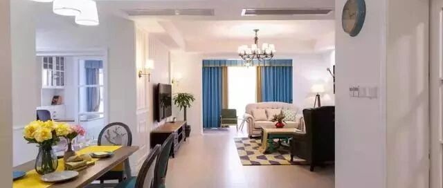 146平的美式四居，暖色调的灯光和墙面好温馨，妈妈来了都不想走了