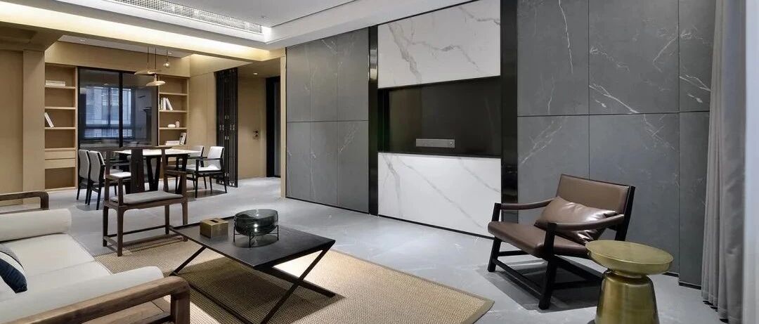103㎡现代简约，极简与禅意，碰撞出高冷的端庄