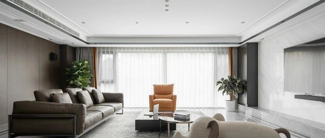 极简+超现代+质感满满的软装，霸道总裁的家