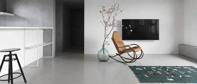 极简新房，不铺地、不买沙发，水泥毛坯风，太漂亮了