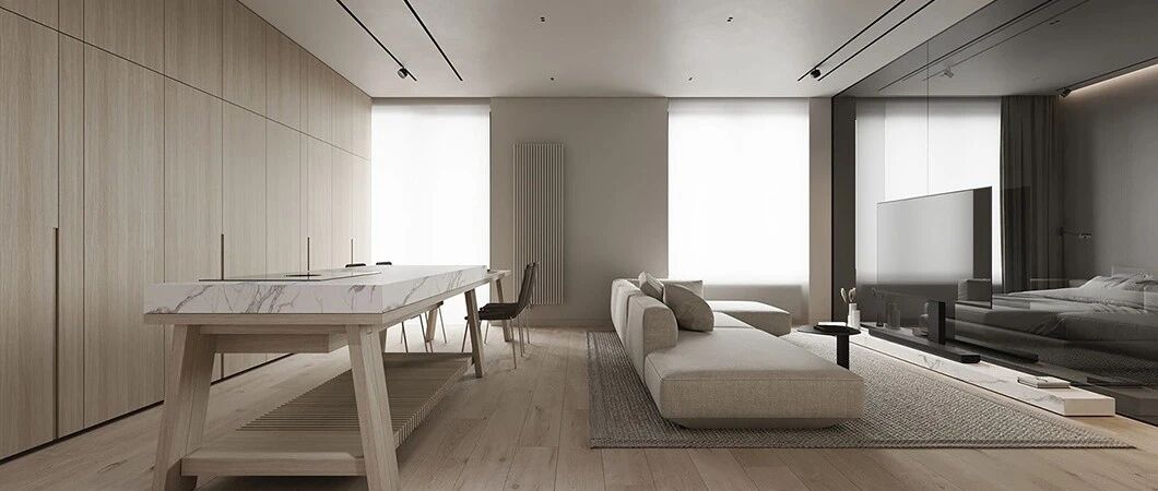 极简+木色，表达了人们对简单舒适的生活的渴望（图赏）