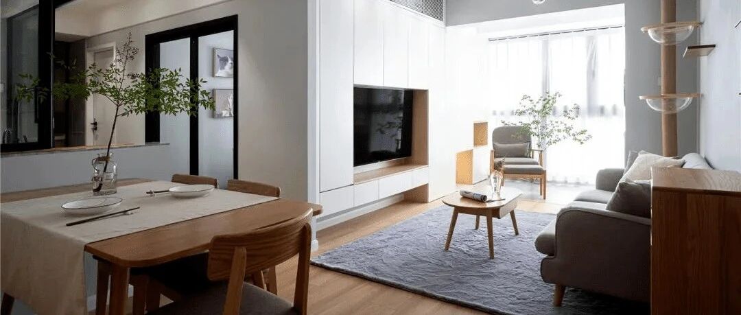 65㎡精致小两居，既满足家里的有序收纳，又让家里变得治愈温馨