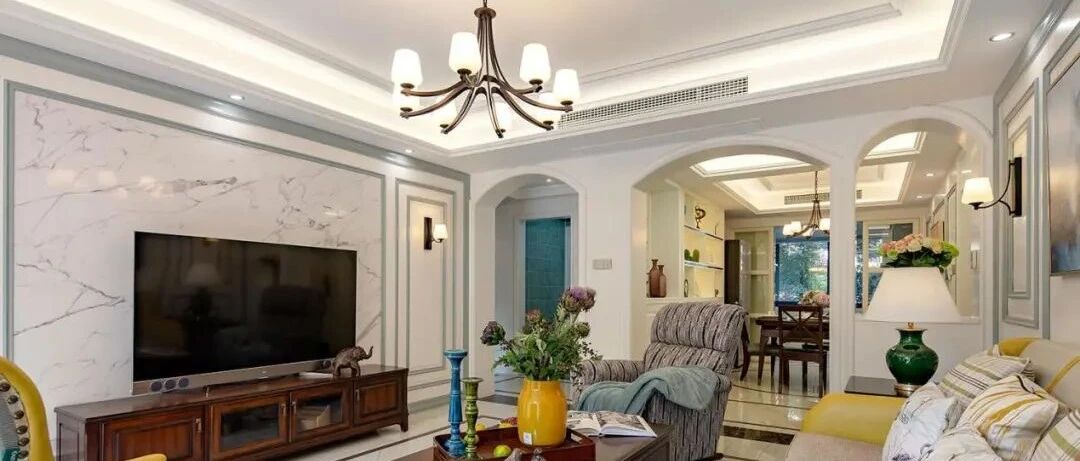 145平美式四房，感觉比样板间还漂亮，有钱我也这样装