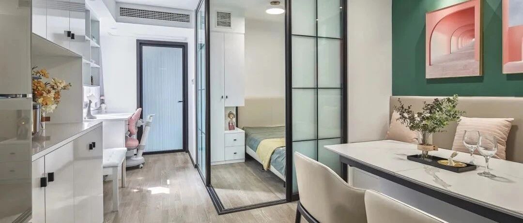 她把40平米的单身公寓，变成2室学区房，麻雀虽小五脏俱全