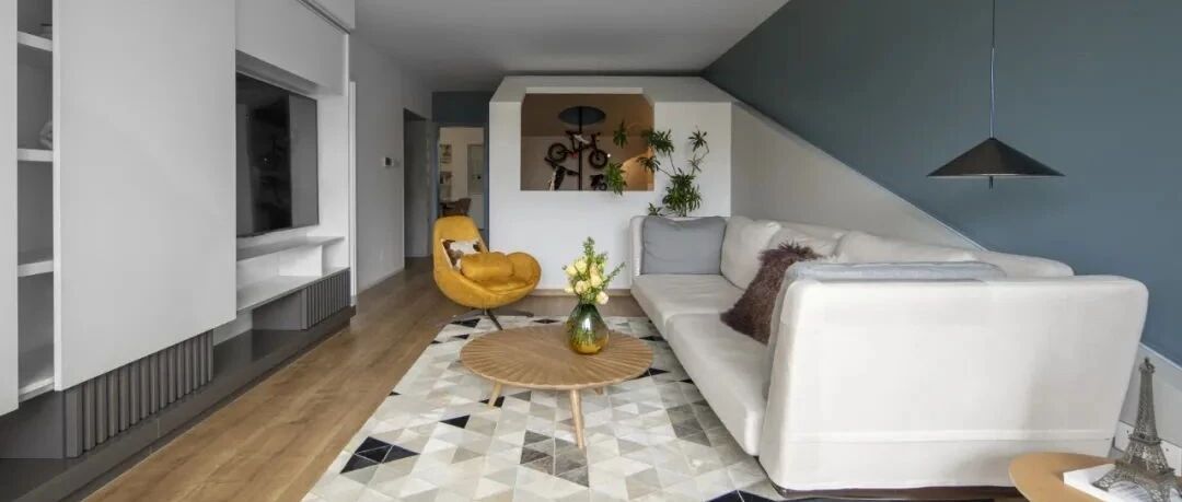 120㎡住一家三口，书房变树屋、猫咪休闲阳台...还给娃设计了超棒“秘密基地”！