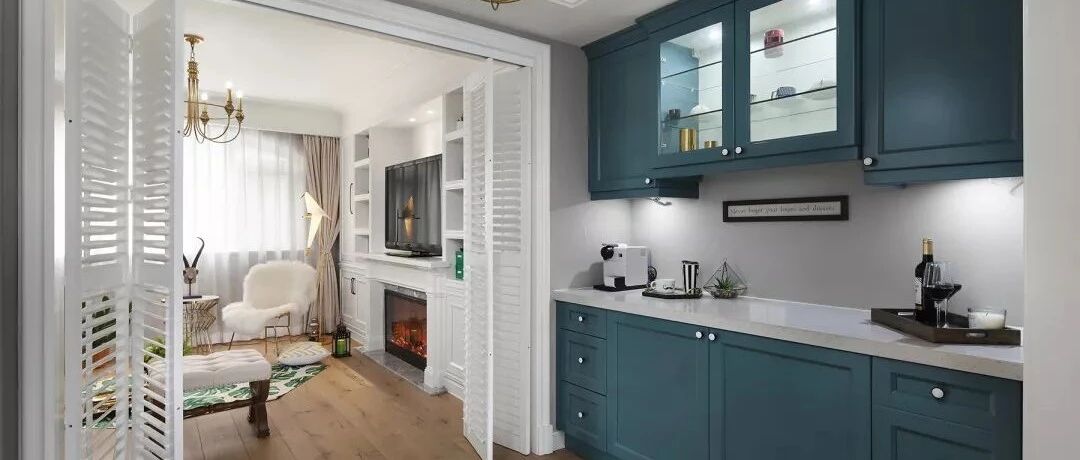 156平的美式风大宅，不规则的户型，却有书房和影音室