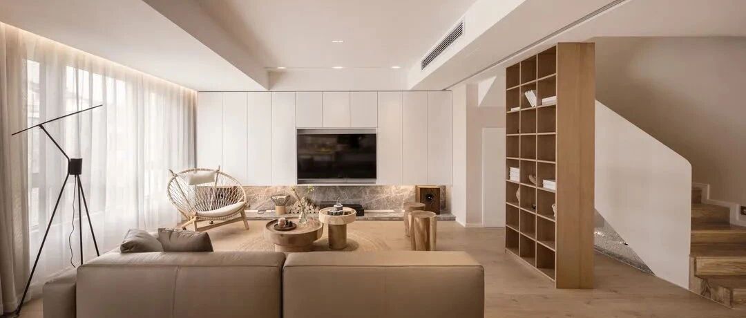 在这个极简145㎡的心灵桃花源里，浮生半日