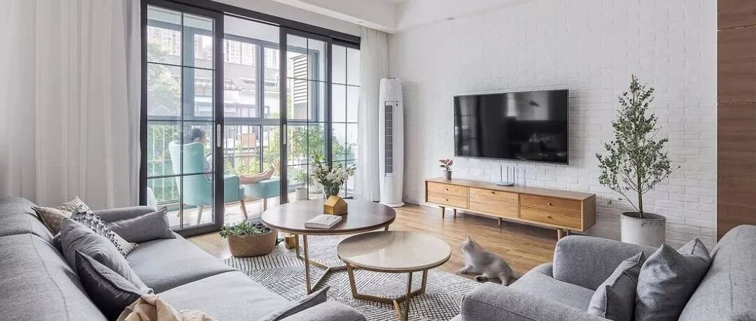 126㎡北欧风三居，营造宁静舒缓的居家氛围