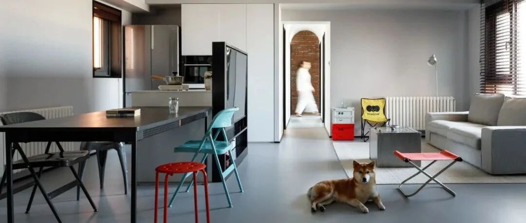 123㎡轻工业风，开放布局+管线外漏，精心设计的粗犷气息!