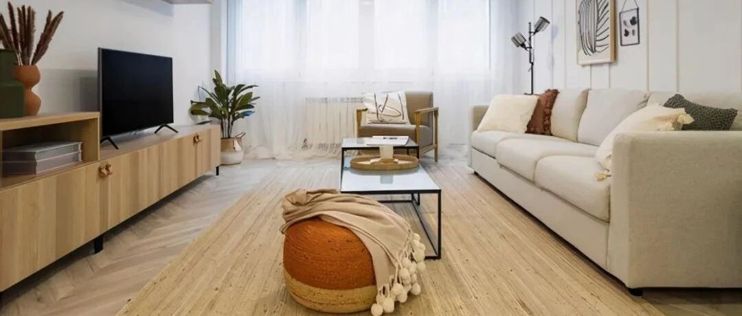 110㎡新房，简化造型全屋只刷大白墙，通铺木地板，也能很漂亮