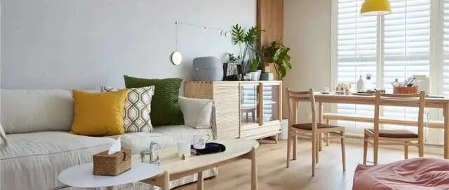 92㎡日式+北欧2室1厅，小日子就该过得清新又温暖