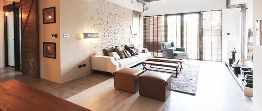 182㎡的家知性优雅，当极简邂逅工业风，让人百看不厌