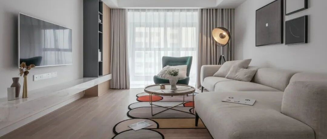 119㎡简约轻奢，简单的空间，轻奢的软装，营造华丽舒适感