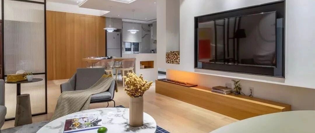 82平的简约风二居室，满满的都是设计感