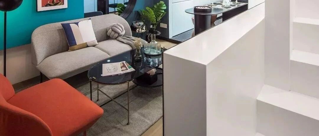 34㎡loft单身公寓，简约轻奢时尚，颜色搭配太美了！