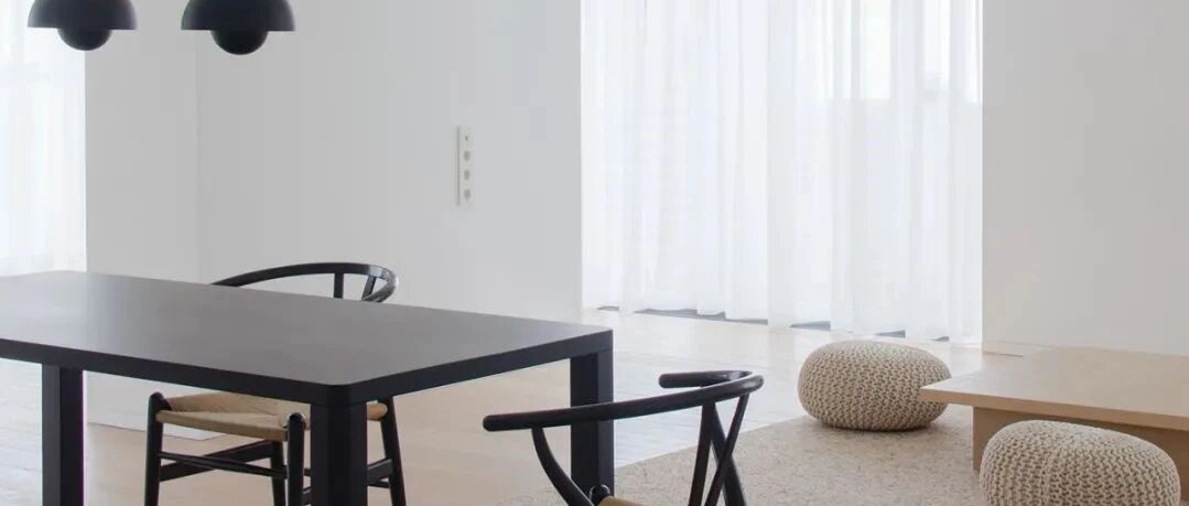 198㎡极简白色+原木色，最纯的搭配！