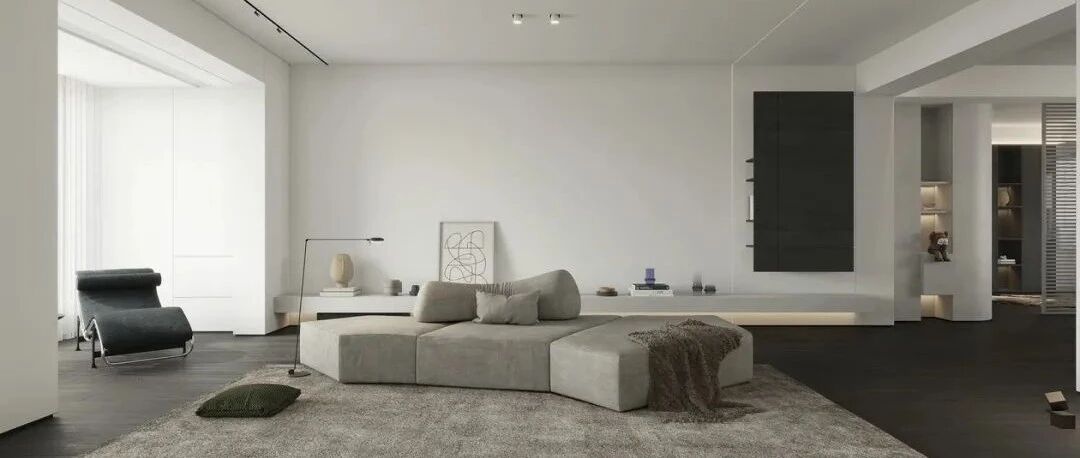 185㎡极简现代住宅，述相于间，由绪而发