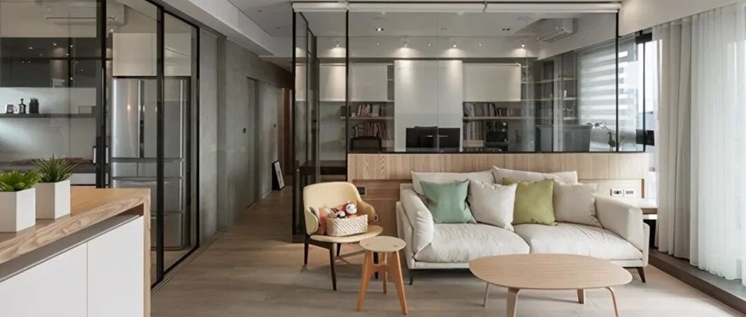 129平追求实用性家装，不要大横厅，隔出刚需通透书房，值得借鉴