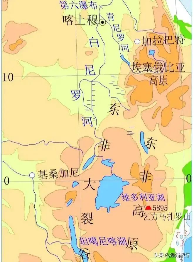 维多利亚湖地图位置图片